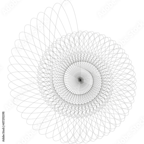 guilloche rosette certificate