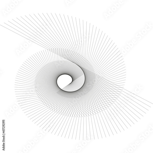 black and white spiral