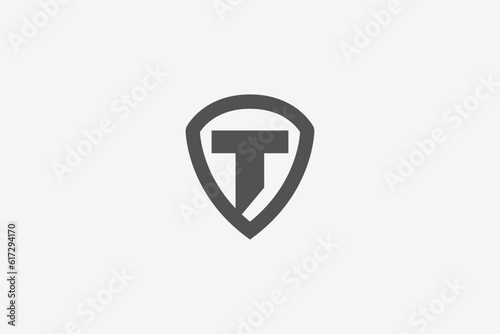 Illustration vector graphic of letter T emblem logo