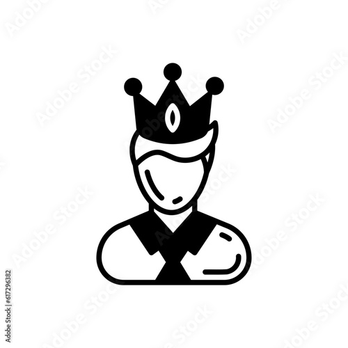 Confidence icon in vector. Illustration