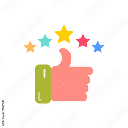 Positive reinforcement icon in vector. Illustration