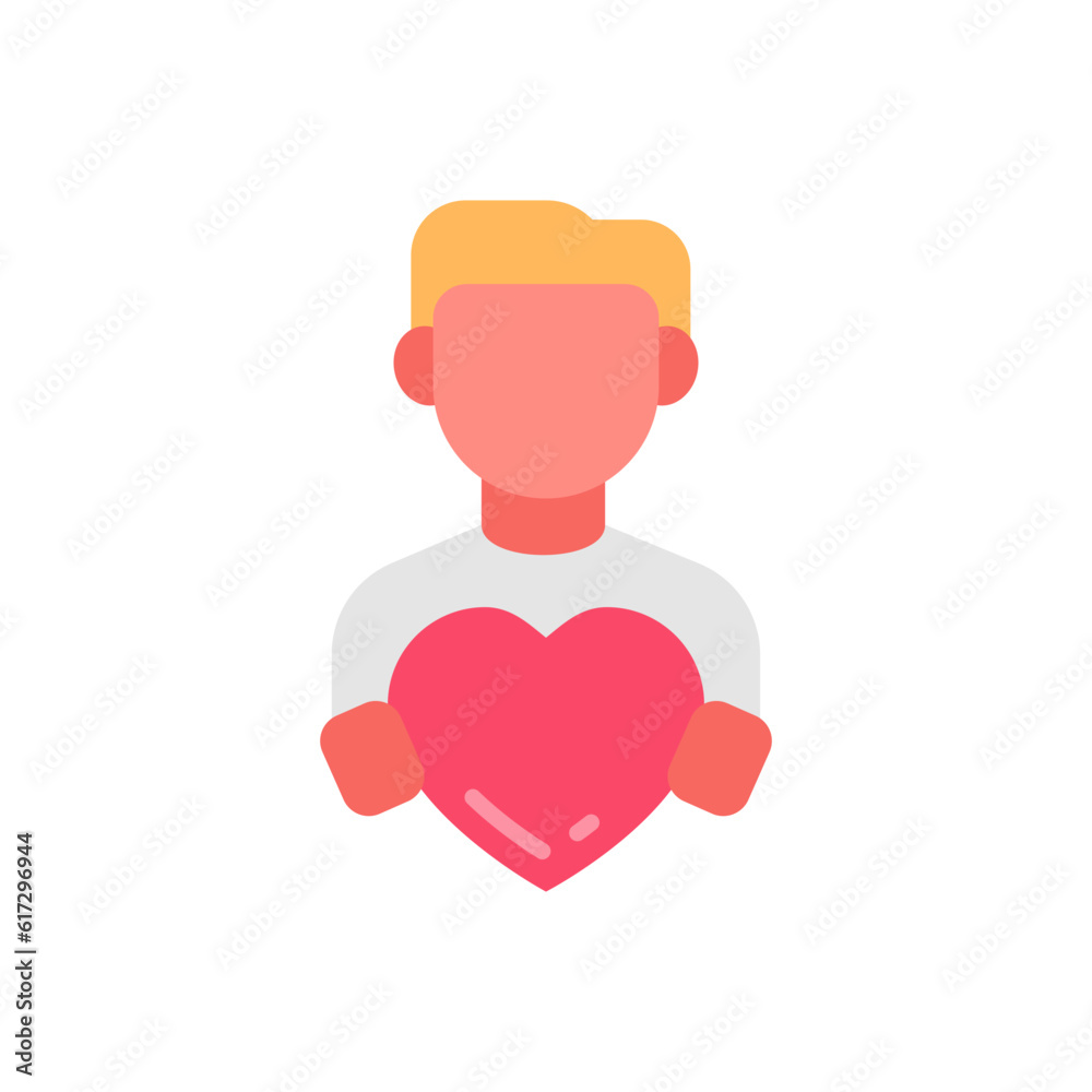 Compassion icon in vector. Illustration Compassion icon in vector. Illustration