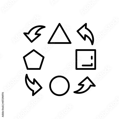 Adaptability icon in vector. Illustration