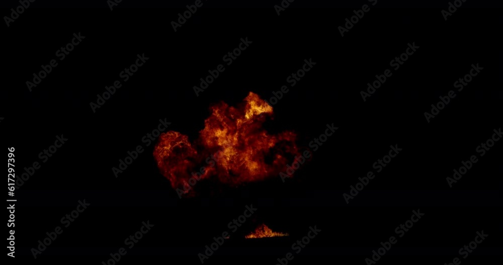 Combustion explosion overlay. VFX effect transparent background with alpha matte. A combust explosion typically involves the rapid release of energy in the form of expanding gases, shock-wave. Combustion explosion overlay. VFX effect transparent background with alpha matte. A combust explosion typically involves the rapid release of energy in the form of expanding gases, shock-wave.