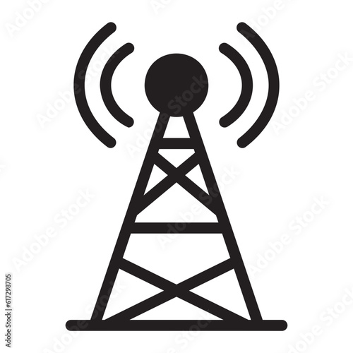 antenna glyph icon