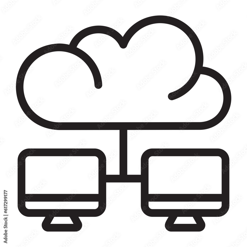 cloud line icon cloud line icon