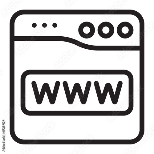 domain line icon