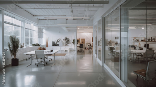 a modern office that invites you to work and creates a comfortable feeling