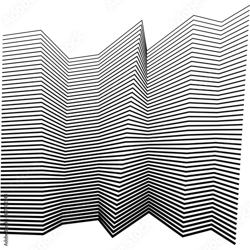 black and white stripes