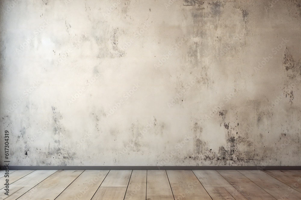 Front view, empty wall painted in cement backdrop for website slide slider design to show product Generative AI Front view, empty wall painted in cement backdrop for website slide slider design to show product Generative AI