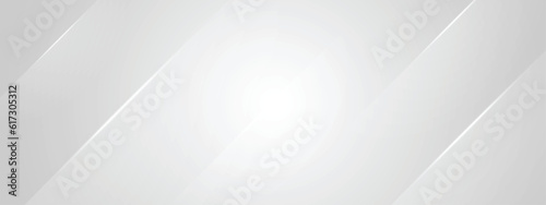 White Abstract Minimalistic Banner Background