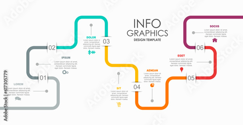 Infographic design template with place for your data. Vector illustration.