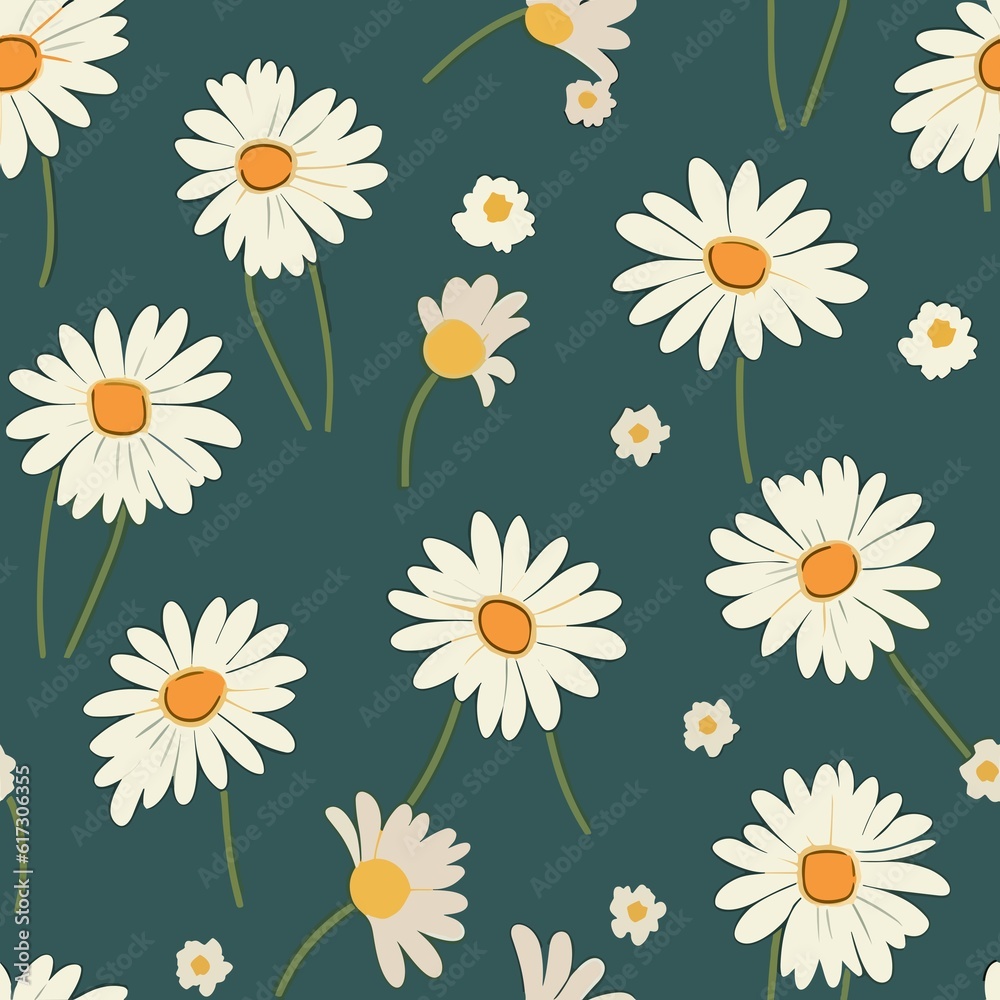 Delicate Petal Patterns Inspired by Nature's Beauty. Seamless Design for Backgrounds and Textures.