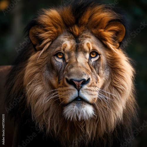 Majestic Lion Head