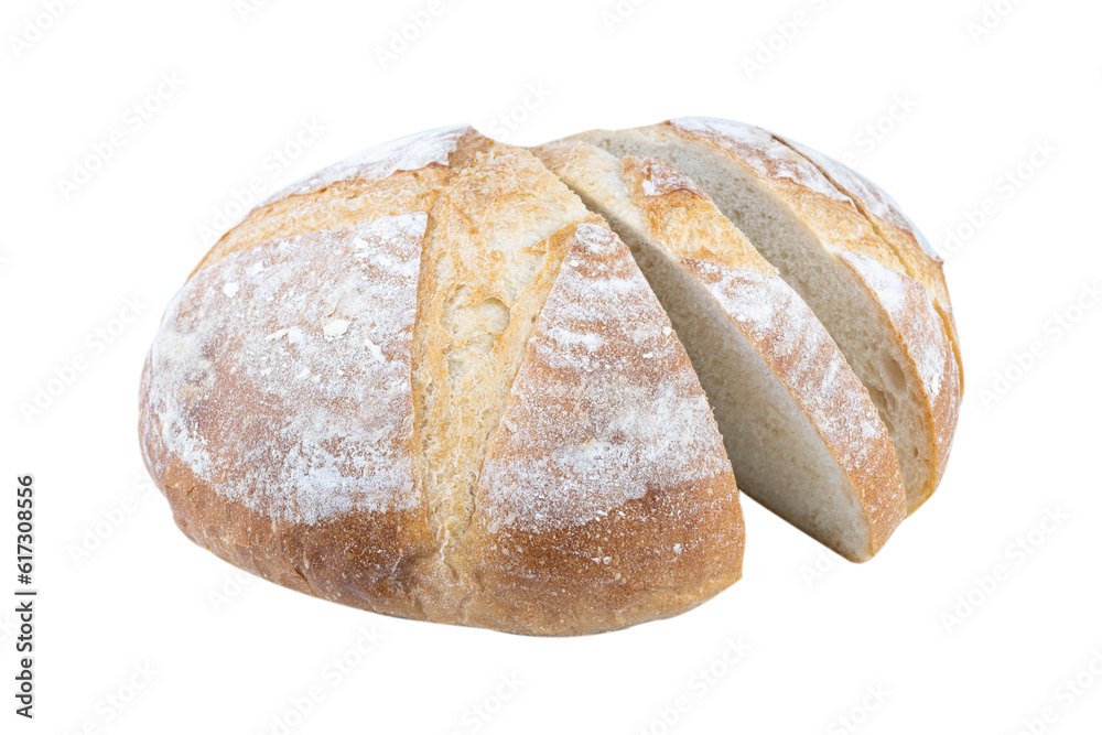 French bread isolated on white background with clipping path French bread isolated on white background with clipping path