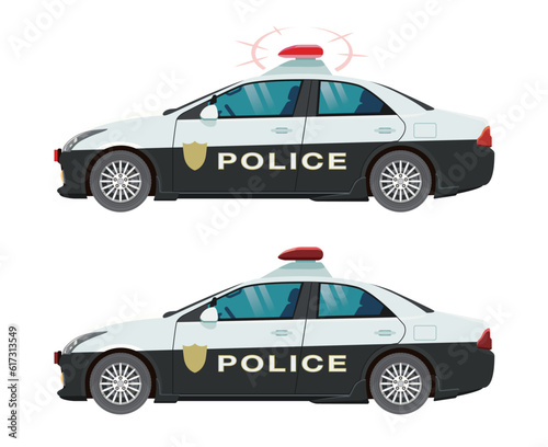 パトカーのイラスト