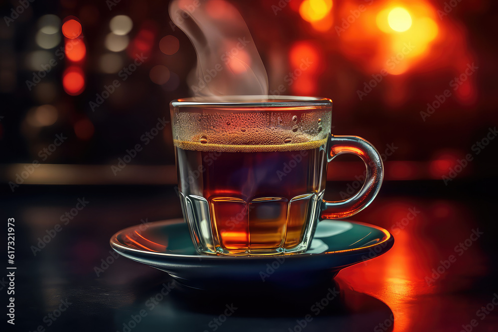Gorgeous Photo of Americano: A Shot of Espresso with Hot Water for a Rich, Bold Flavor Gorgeous Photo of Americano: A Shot of Espresso with Hot Water for a Rich, Bold Flavor
