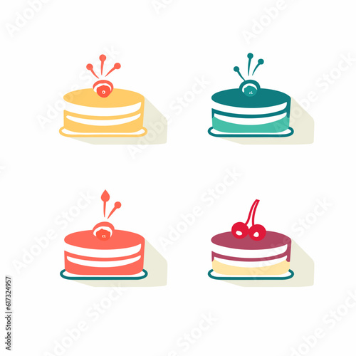 birthday cake with candles