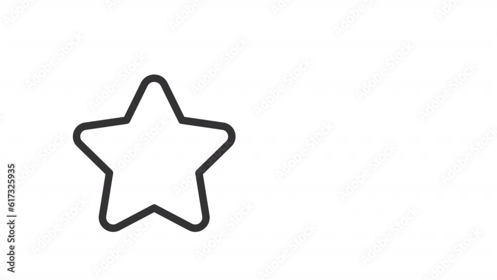 Animated review stars line icons. Customer satisfaction animation. Rating system. Positive feedback. Rate us. Loop HD video with alpha channel, transparent background. Outline motion graphic Animated review stars line icons. Customer satisfaction animation. Rating system. Positive feedback. Rate us. Loop HD video with alpha channel, transparent background. Outline motion graphic