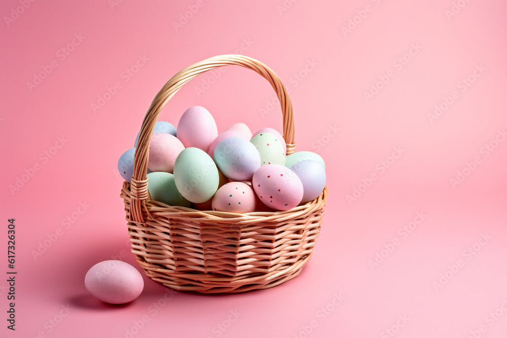 easter eggs in basket Easter Delights: Capturing the Joy and Beauty of Easter, Stunning Easter Photography: Celebrating the Beauty and Traditions of Easter 