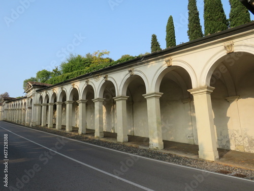portico del Santuario della Madonna di Monte Berico, Vicenza, Veneto, Italia