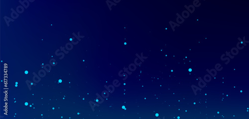 Dust particles backdrop. Chaos of flying dots. 3d vector illustration.
