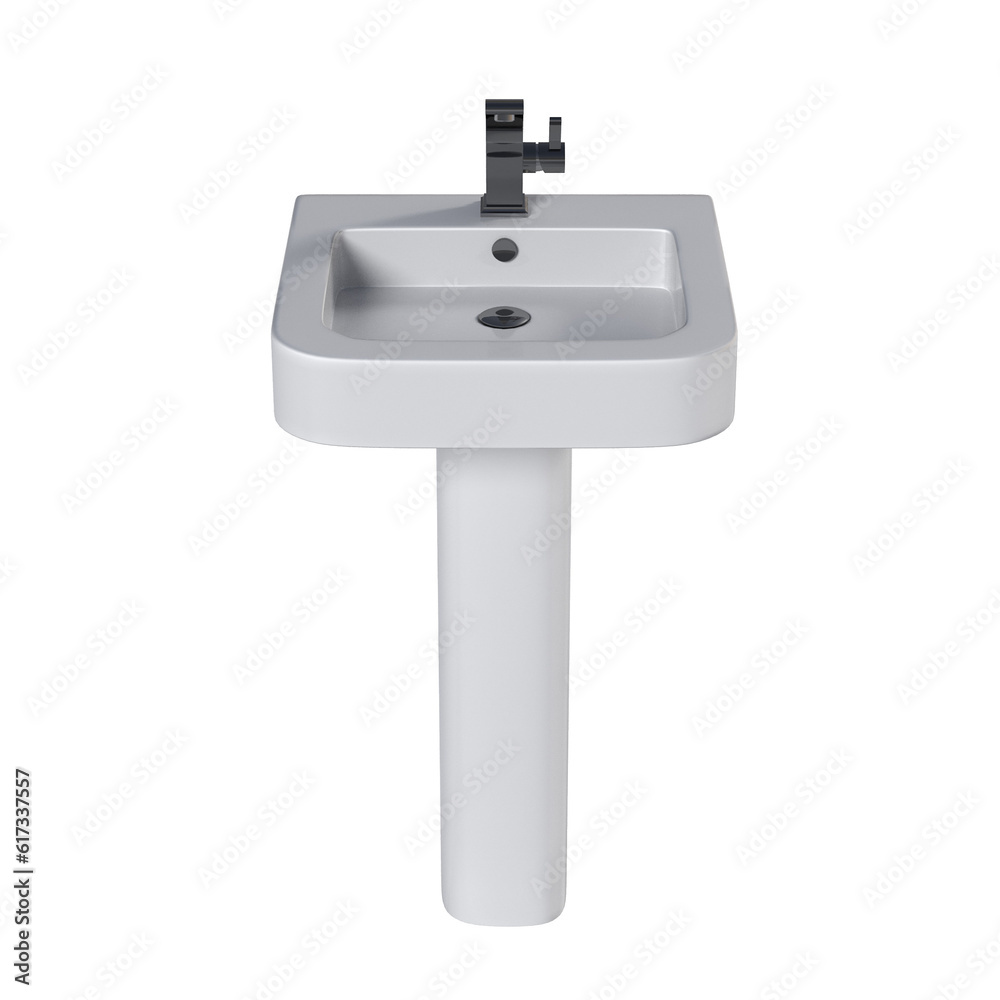 Washbasin isolated on transparent background, sink, 3D illustration, cg render
Washbasin isolated on transparent background, sink, 3D illustration, cg render