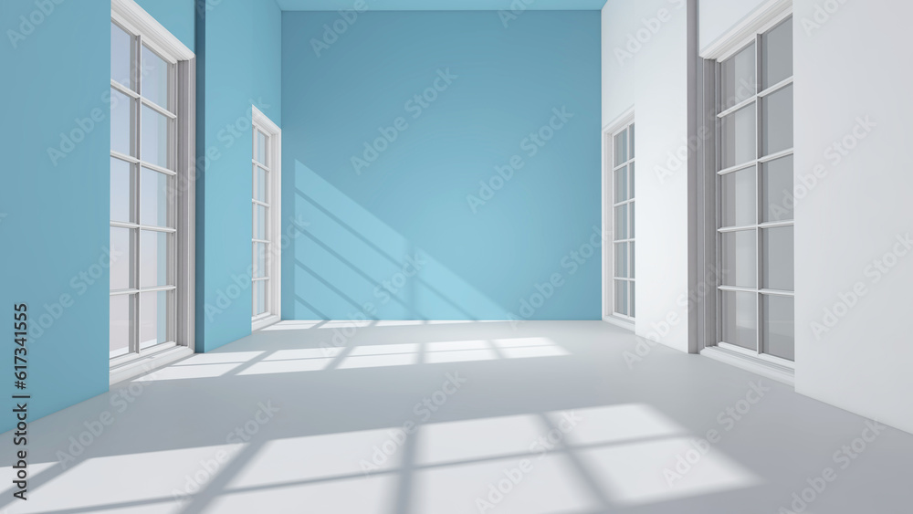 Obraz premium Room interior with Wall Background. 3D rendering ,3D illustration
