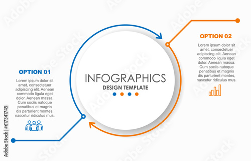 Infographic design template with place for your data. Vector illustration.