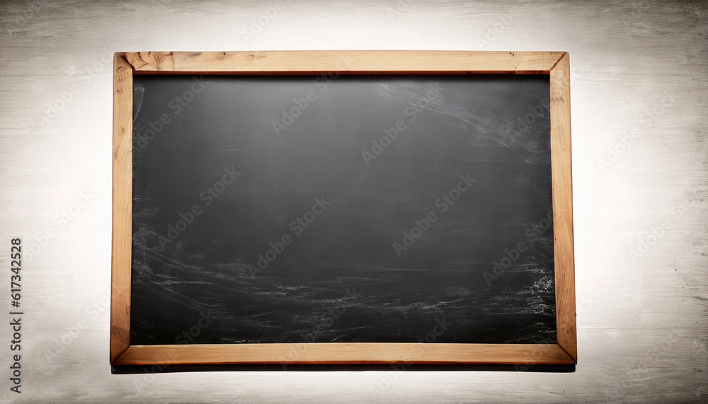 Old blackboard isolated , image created with AI