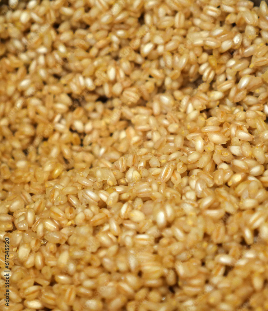 boiled wheat grains, split grains, boiled soup-boiled wheat grains,
