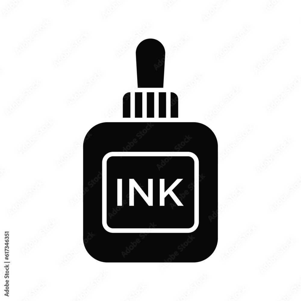 ink icon vector design template in white background ink icon vector design template in white background