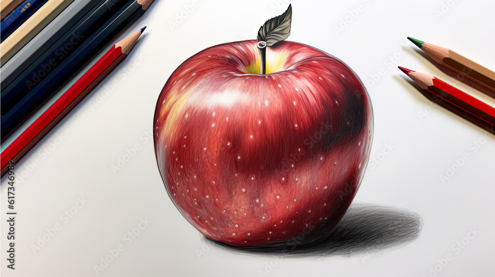 Drawing a Realistic Apple in Photoshop - Photoshop Lady