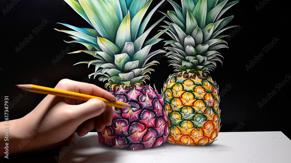 Free: AI vector drawing realistic fruit material - nohat.cc
