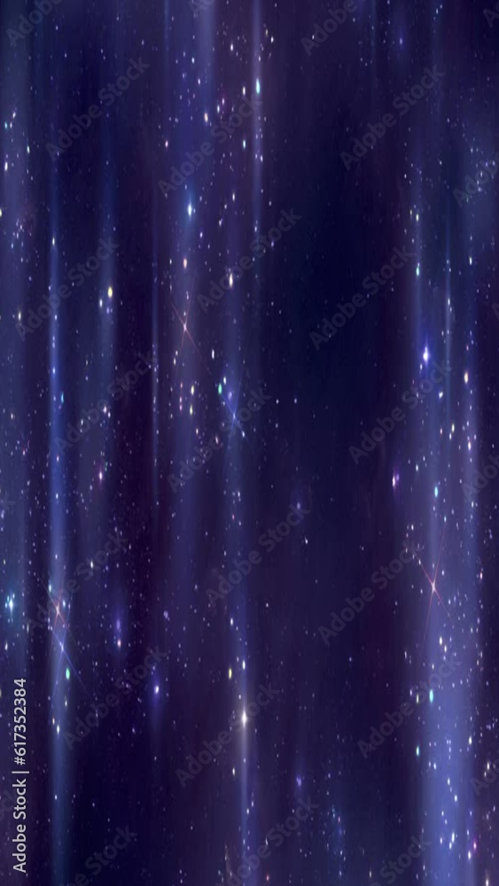 Animated galaxy sky and twinkling stars Animated galaxy sky and twinkling stars