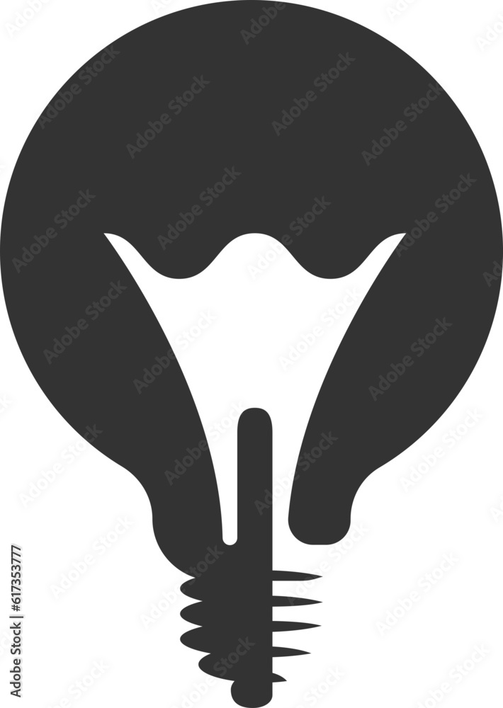 Light bulb icon vector. Llightbulb idea logo concept. Lamp electricity icons web design element. Led lights isolated silhouette. Light bulb icon vector. Llightbulb idea logo concept. Lamp electricity icons web design element. Led lights isolated silhouette.