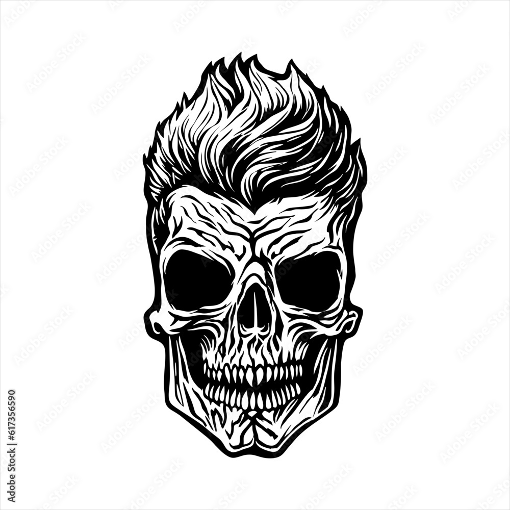 skull head graphic vector illustration skull head graphic vector illustration
