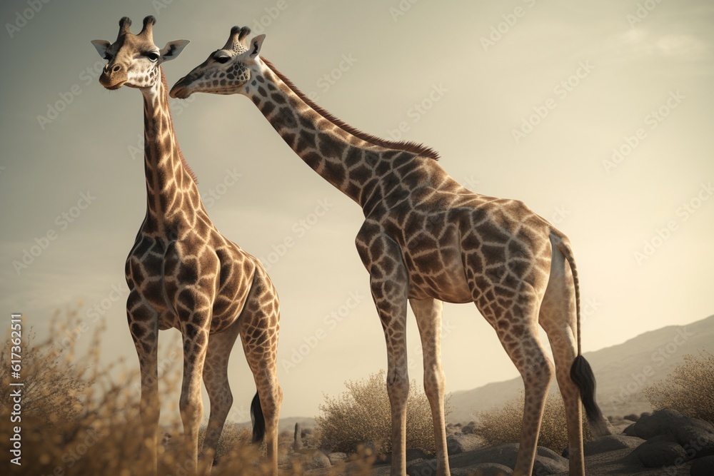 giraffes, Generative AI