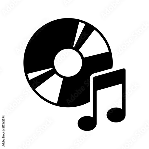 Compact disc icon vector on trendy design
