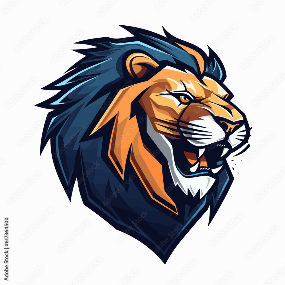 Esport vector logo lion, lion icon, lion head, vector Esport vector logo lion, lion icon, lion head, vector