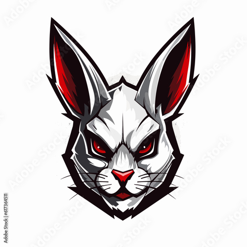 Esport vector logo rabbit, rabbit icon, rabbit head, vector