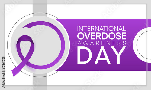 Overdose awareness day is observed every year on August 31, This event is a powerful way to join together to remember those who lost their lives to overdose. Vector illustration