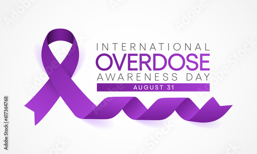 Overdose awareness day is observed every year on August 31, This event is a powerful way to join together to remember those who lost their lives to overdose. Vector illustration