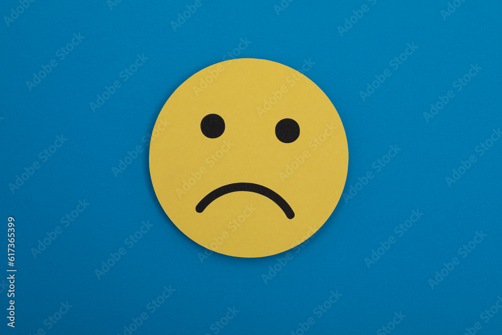 Fototapeta premium trauriger smiley