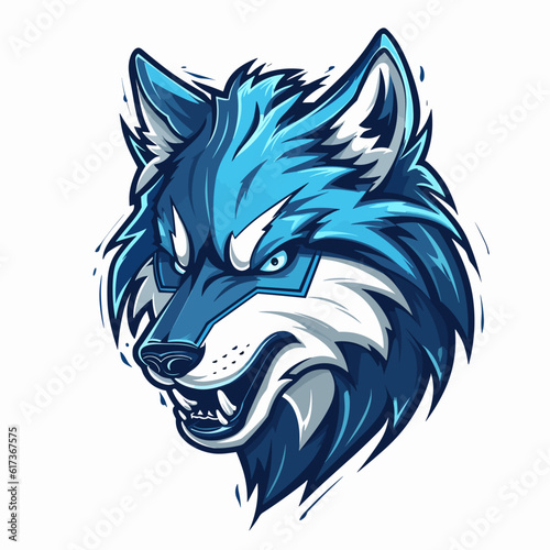 Esport vector logo wolf, wolf icon, wolf head, vector