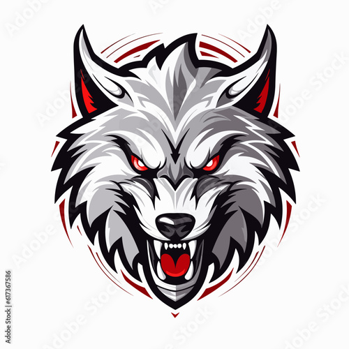 Esport vector logo wolf, wolf icon, wolf head, vector