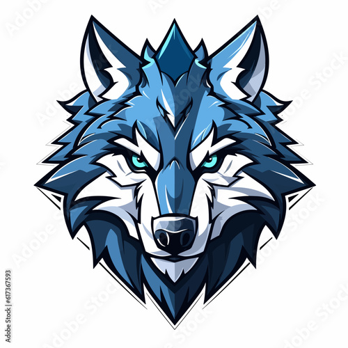 Esport vector logo wolf, wolf icon, wolf head, vector