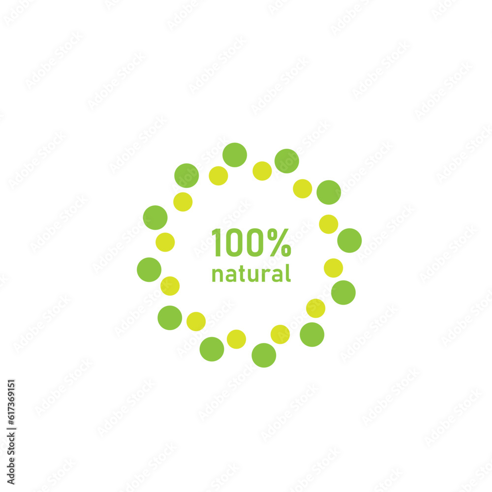 nature 100% natural logo green oil leaf product label bio eco nature 100% natural logo green oil leaf product label bio eco