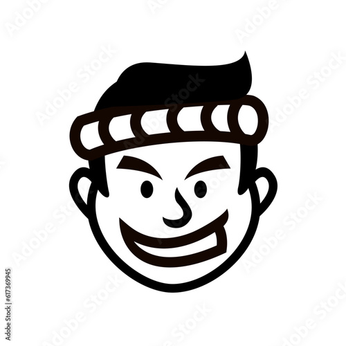 Chef Japan restaurant mascot logo icon design