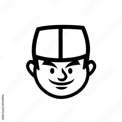 Chef Japan restaurant mascot logo icon design
